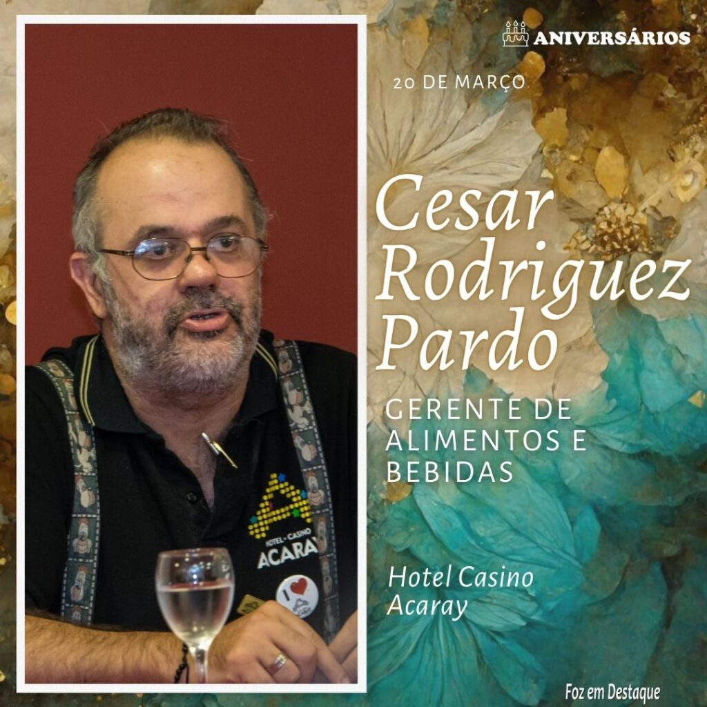 Cesar Rodriguez Pardo  Aniversários 20 de Março