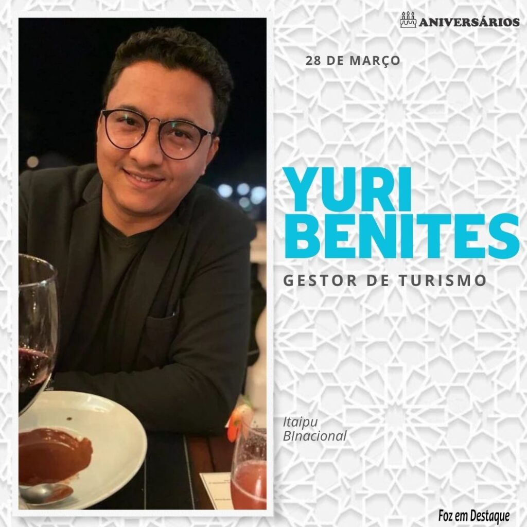 Yuri Benites Aniversários 28 de Março