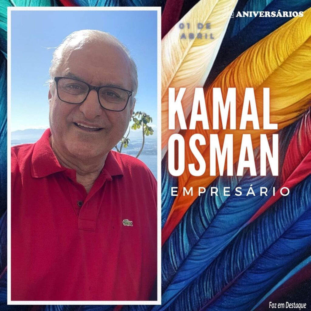 Kamal Osman Aniversários 01 de Abril