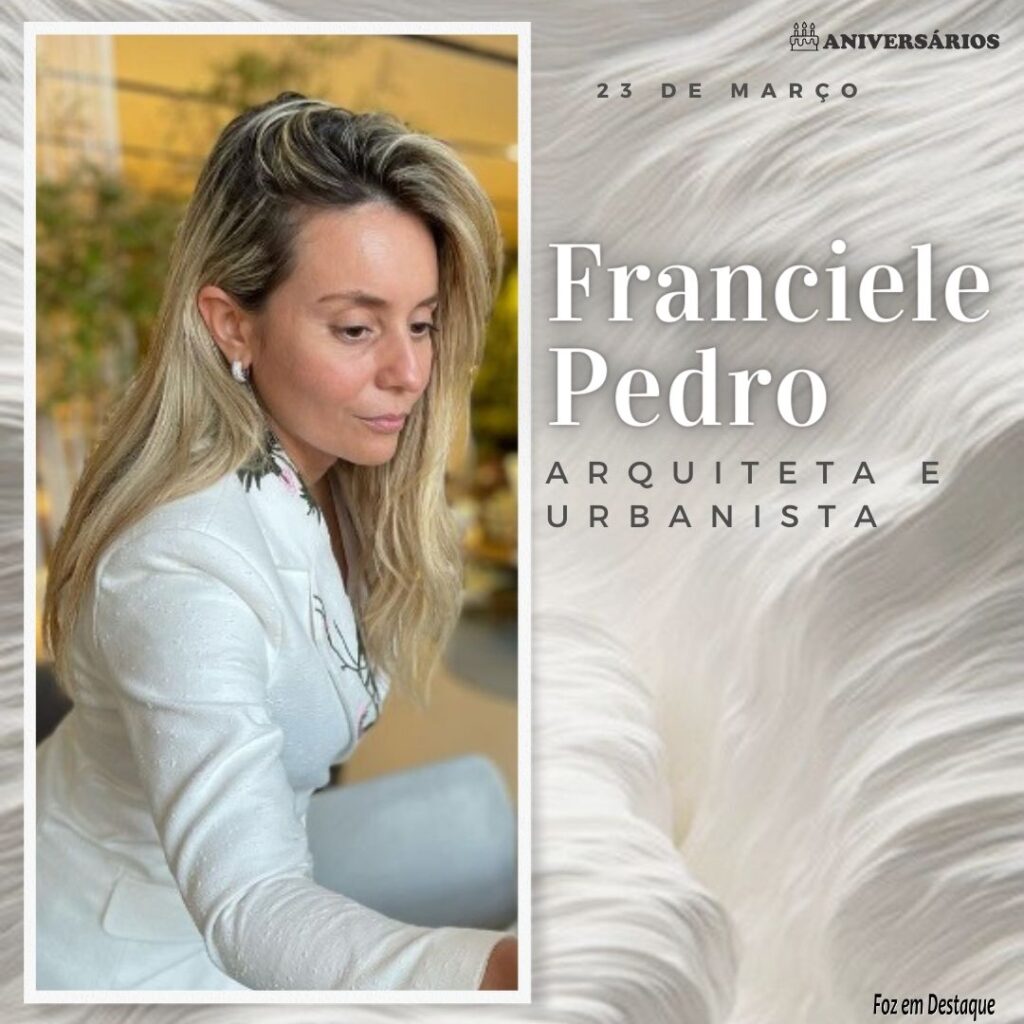 Franciele Pedro Aniversários 23 de Março