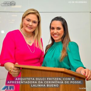 POSSE DIRETORIA AEFI 2023 ARQUITETA DULCI FRITZEN E LALINHA BUENO