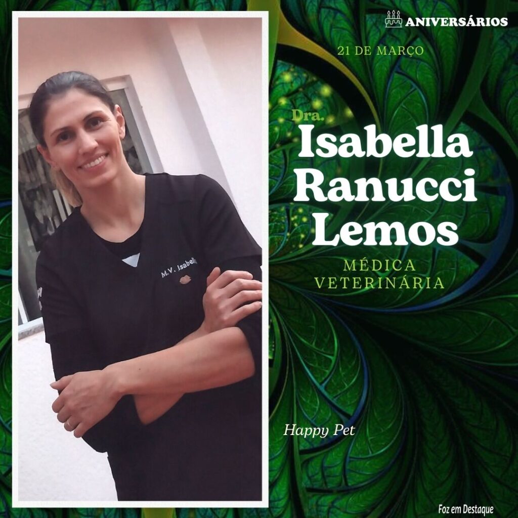Isabella Ranucci Lemos Aniversários 21 de Março