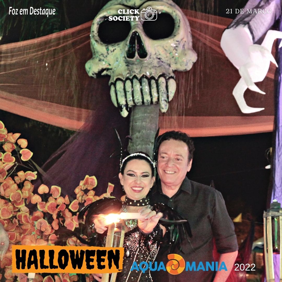 HALLOWEEN DO AQUAMANIA - Vivaz Cataratas Hotel Resort (2022) Halloween do Aquamania 2022 Edilson e Luisa