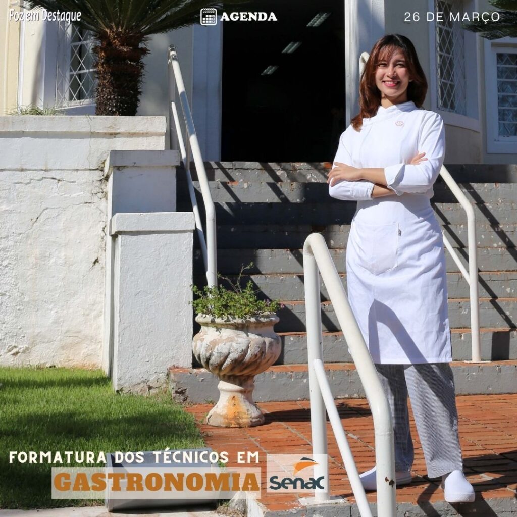 FORMANDOS GASTRONOMIA SENAC FOZ 2023 Geórgia Helena Lobato