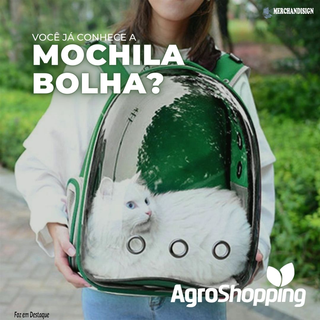 Você já conhece a mochila bolha? merchan-agro-1