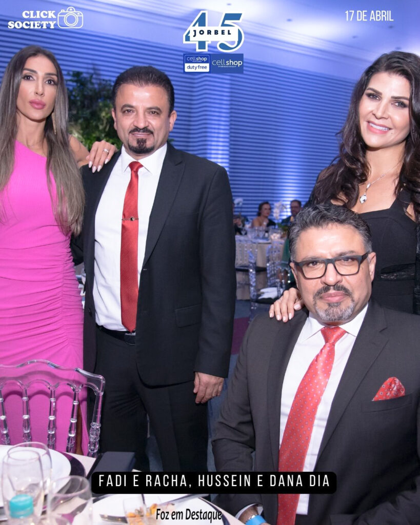 45 ANOS JORBEL CELLSHOP - FADI E RAHA MOHAMAD E HUSSEIN E DANA DIA