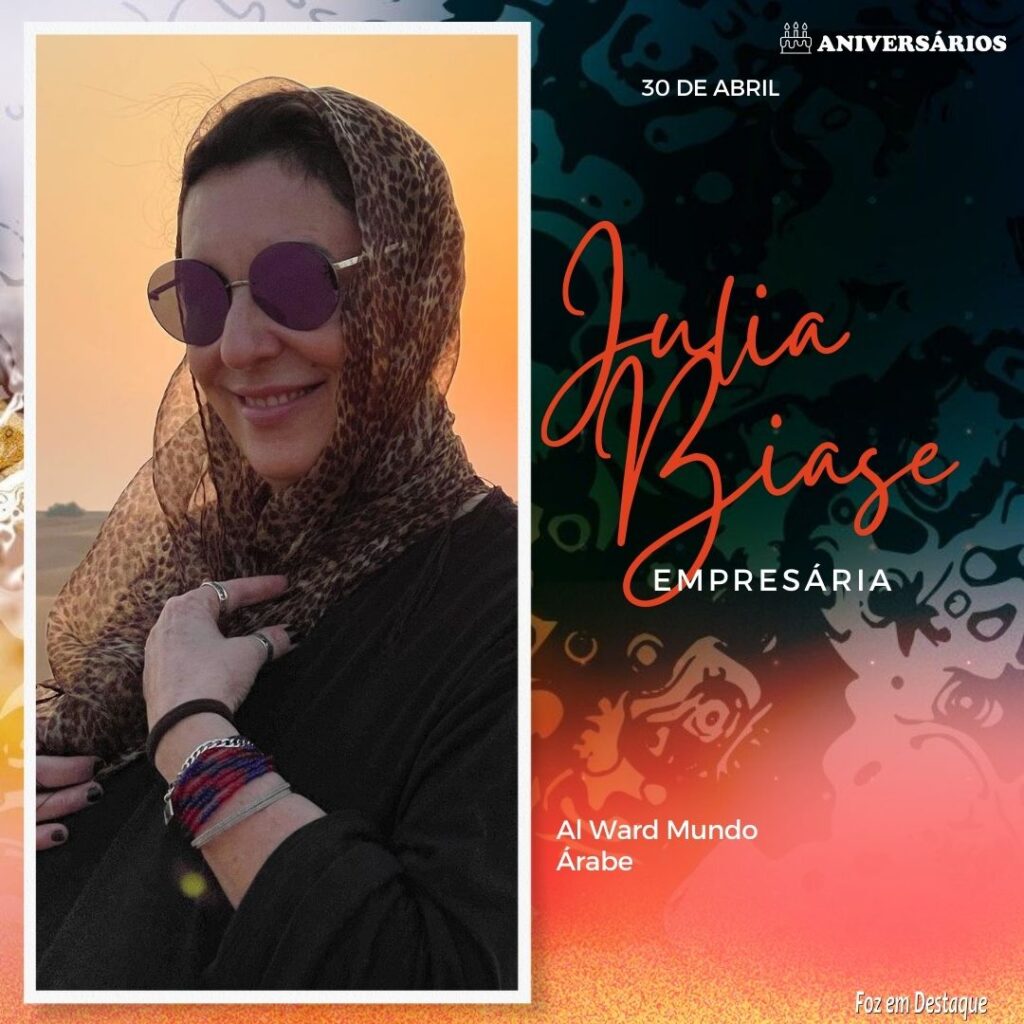 Julia Biase Aniversários 30 de Abril