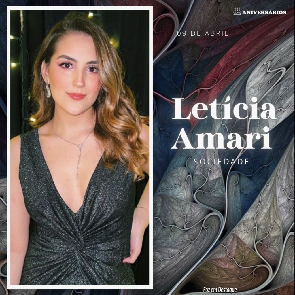 Letícia Amari Aniversários 09 de Abril