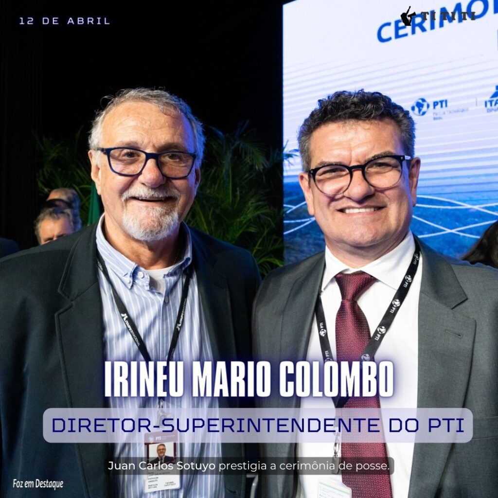 DIRETOR SUPERINTENDENTE PTI COLOMBO COM JUNA CARLOS SOTUYO