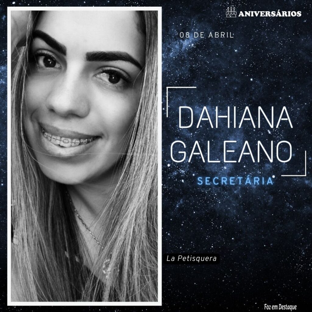 Dahiana Galeano Aniversários 08 de Abril