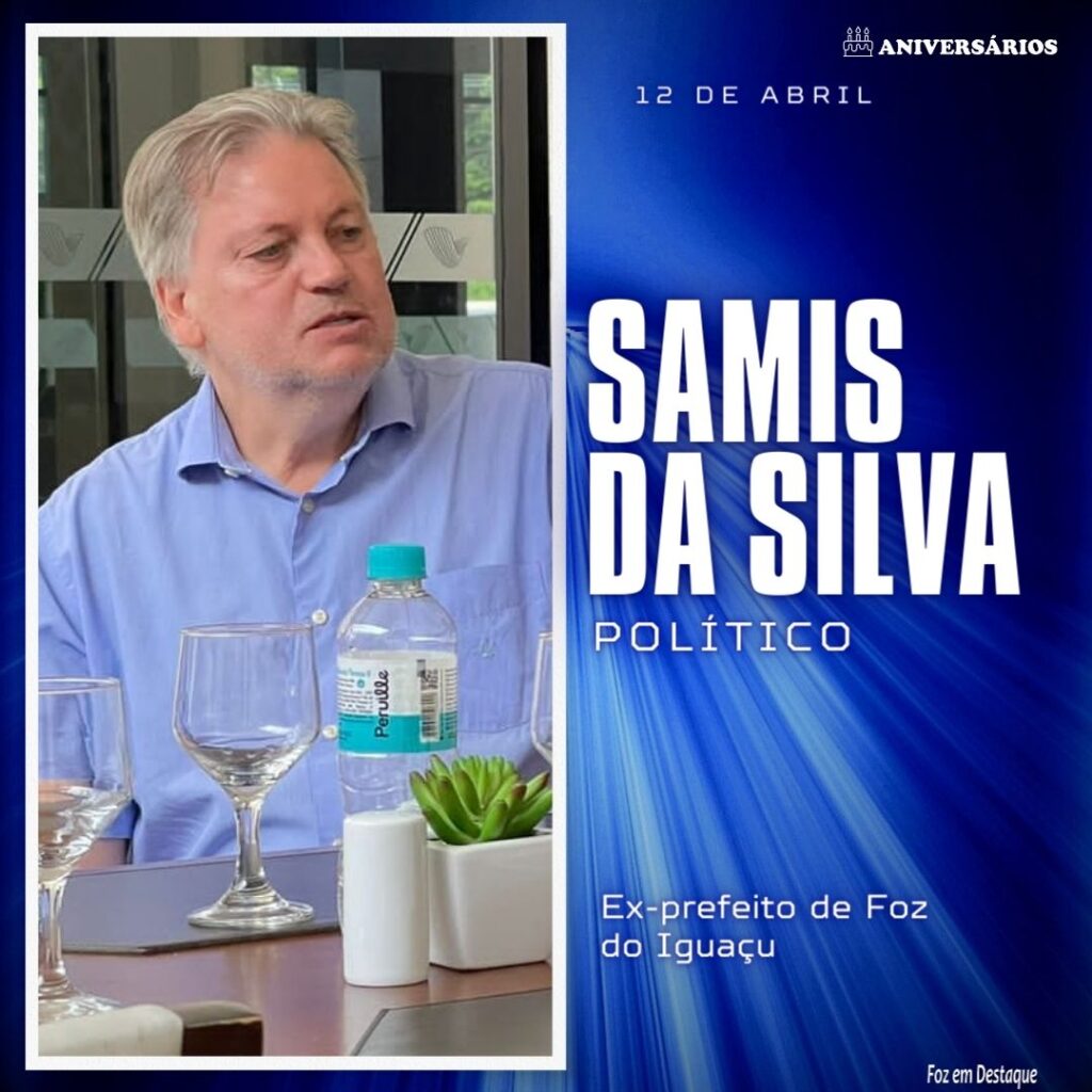 Sâmis da Silva Aniversários 12 de Abril