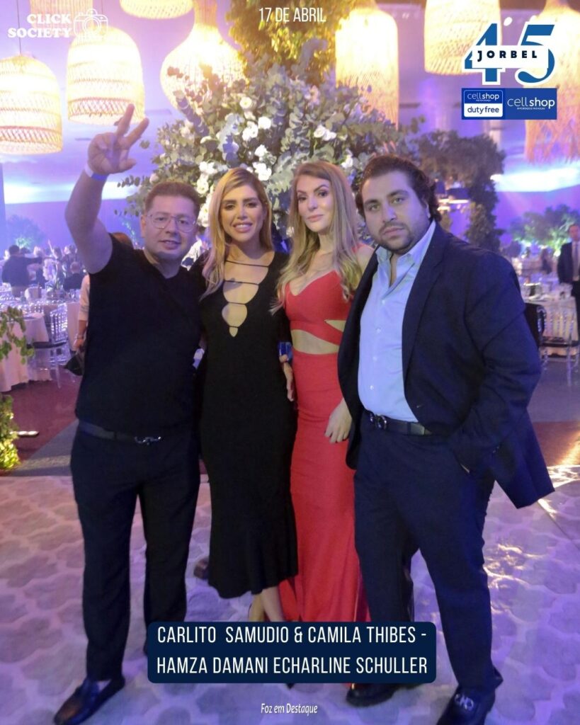 CARLITO SAMUDIO E CAMILA THIBES - HAMZA DAMANI E CHARLINE MULLER