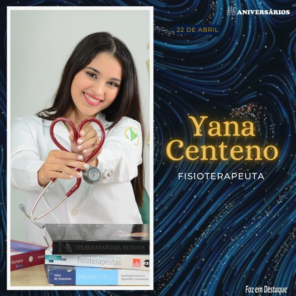 Yana Centeno  Aniversários 22 de Abril