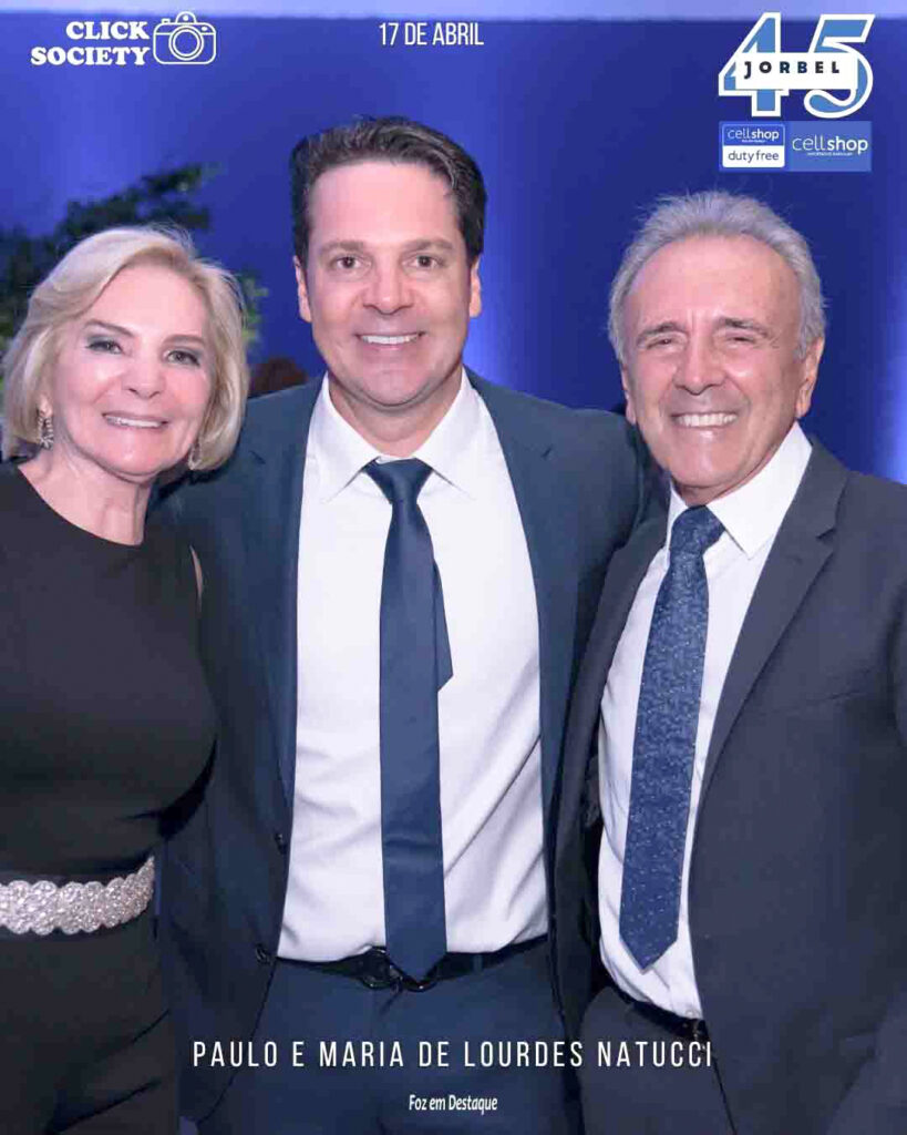 45 ANOS JORBEL CELLSHOP - PAULO E MARIA DE LOURDES NATUCCI