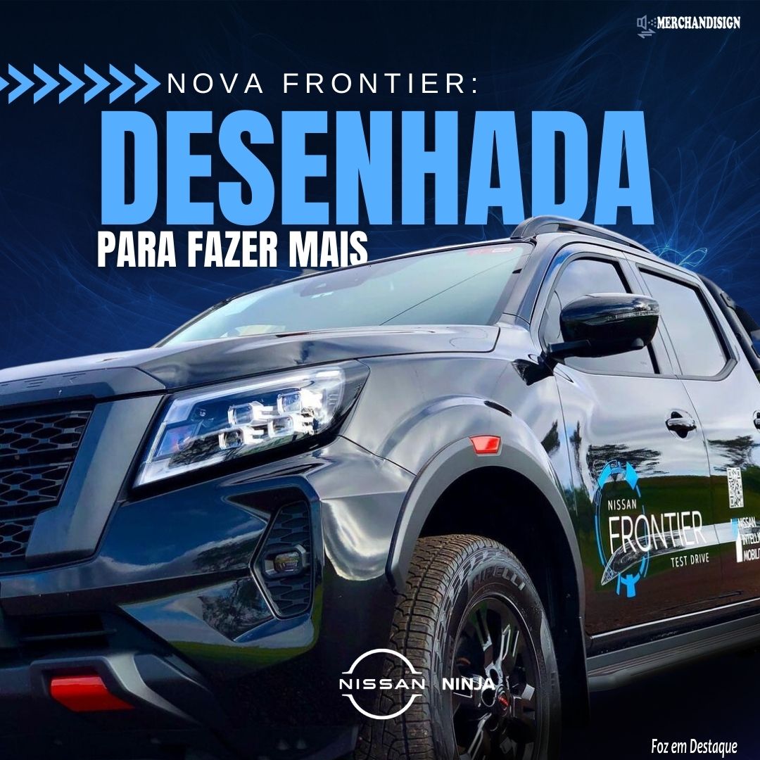 Nova Frontier: Desenhada para fazer mais merchan-nissan
