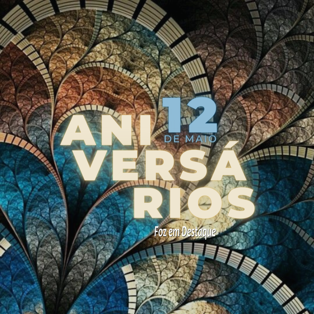 Aniversários 12 de Maio 19