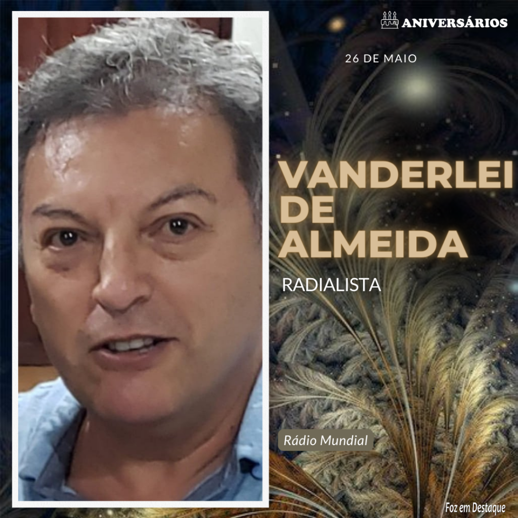 Vanderlei de Almeida 26 de maio