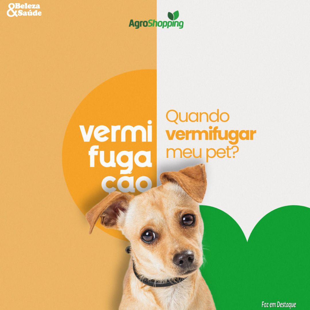 Vermifugação do seu pet BS - AGRO