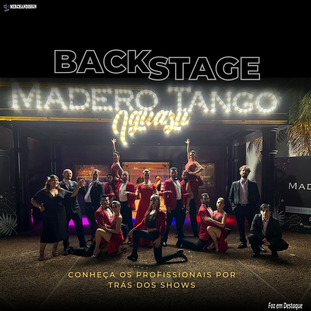 Backstage Madero Tango Iguazú: conheça os profissionais por trás dos shows merchan-madero