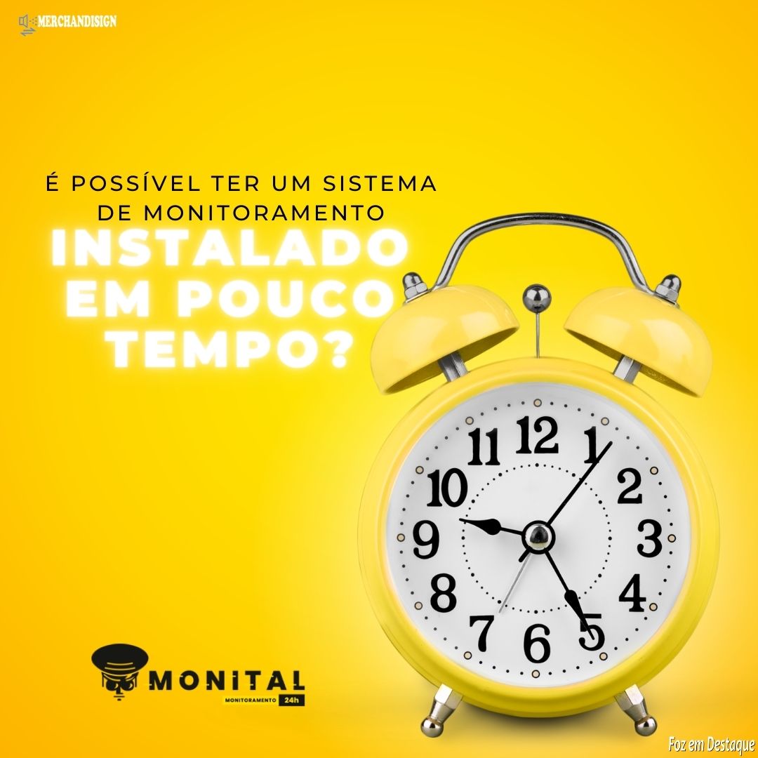 É possível ter um sistema de monitoramento instalado em pouco tempo? merchan-monital-1-1