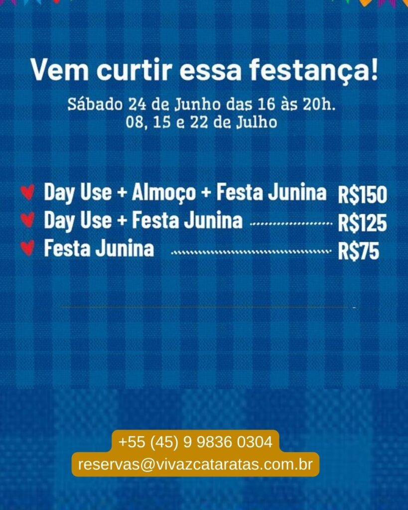 ARRAIÁ DO VIVAZ CATARATAS 2023