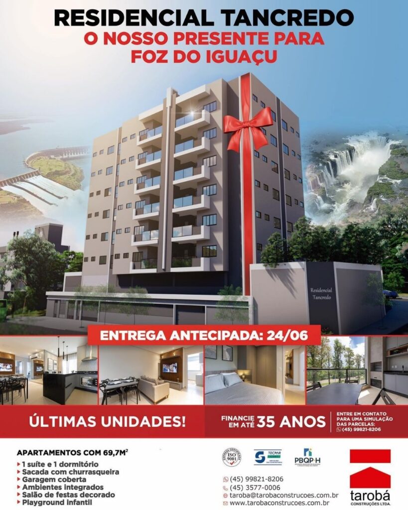 TAROBÁ CONSTRUÇÕES ISO 9001 - RESIDENCIAL TANCREDO