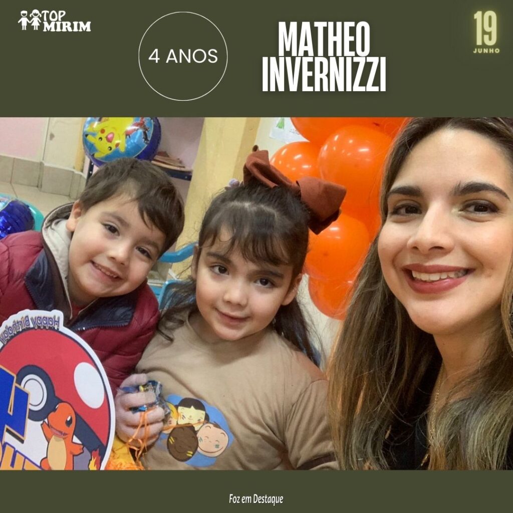 ANTONELLA INVERNIZZI STEELO ANIVERSÁRIO MATHEO E ALLEGRA