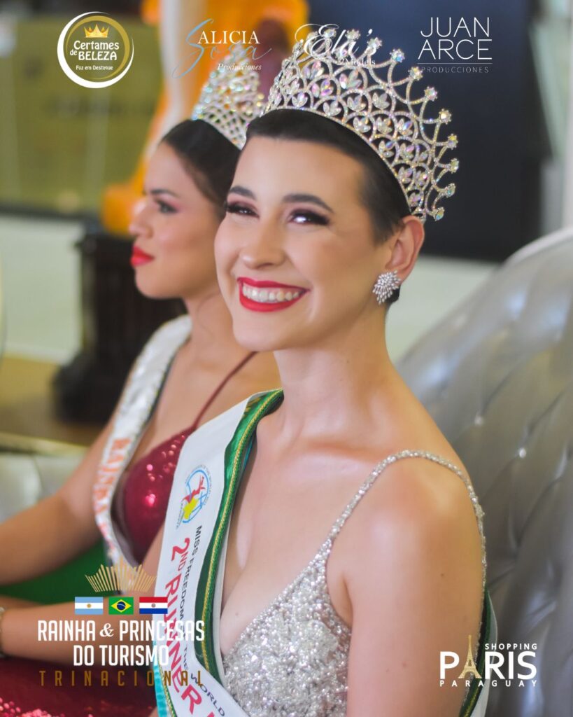 RAINHA REINA DO TURISMO TRINACIONAL ÂNGELA DLUSNIEWSKI