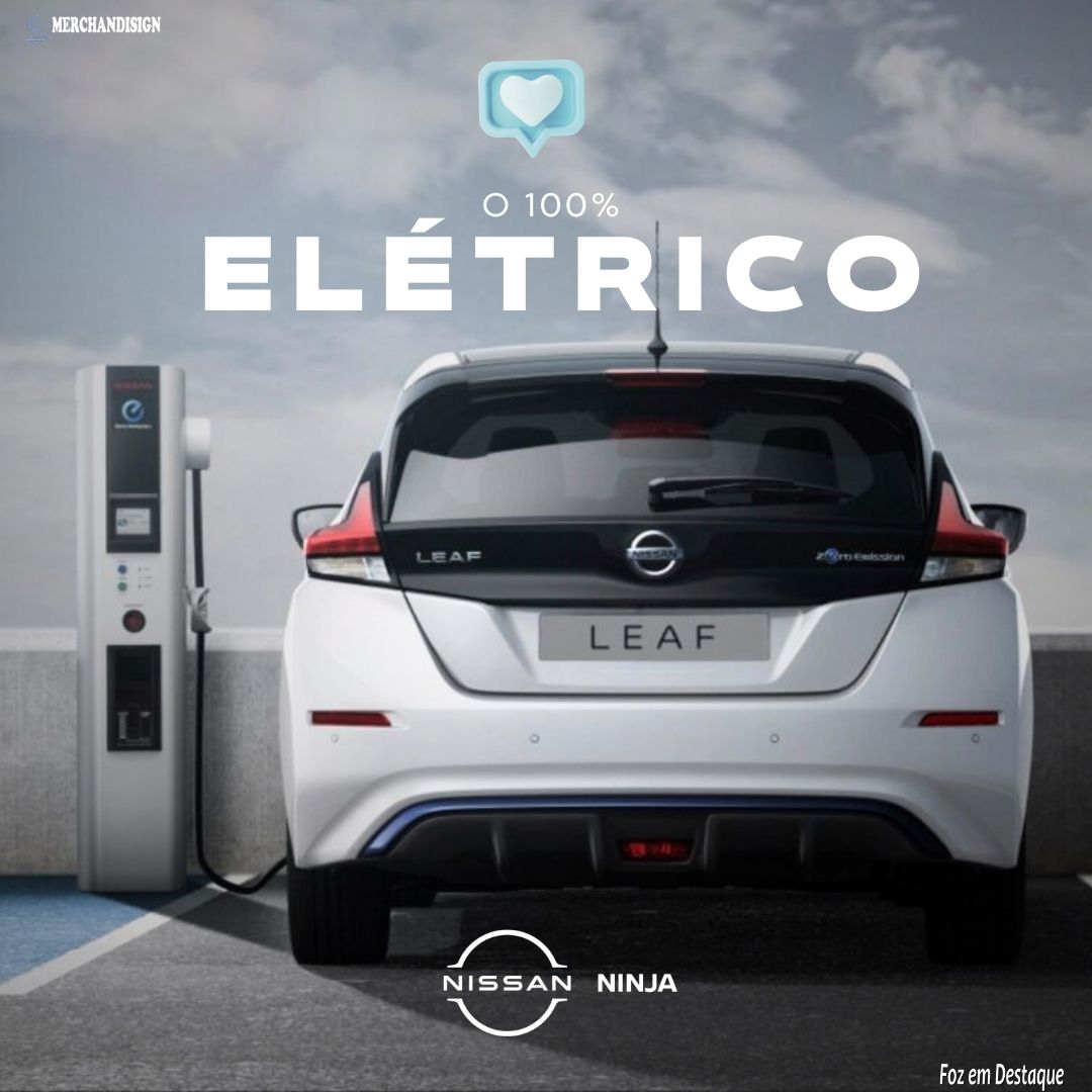 100% Elétrico Nissan merchan-nissan
