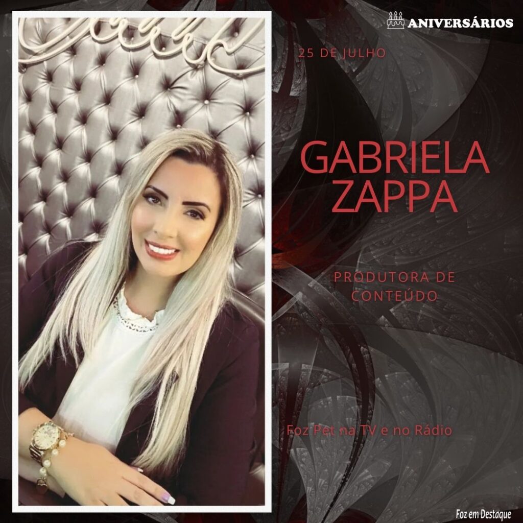 Gabriela Zappa 25 de Julho