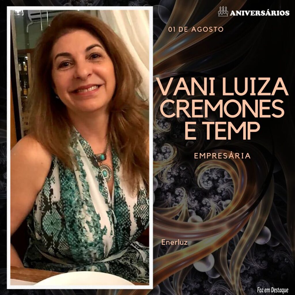 Vani Luiza Cremonese Temp 01 Agosto