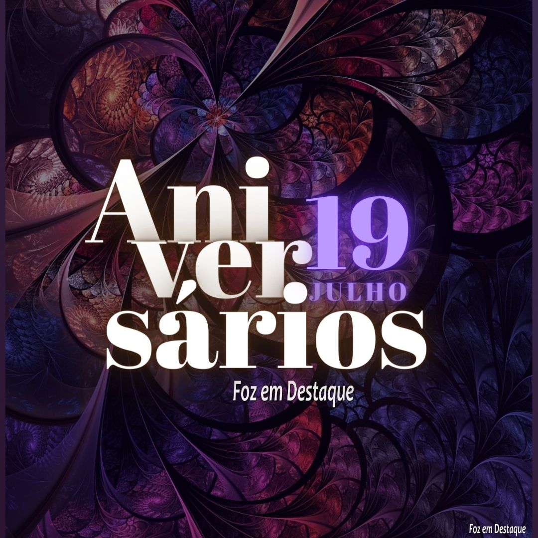 Aniversários 19 de Julho 16