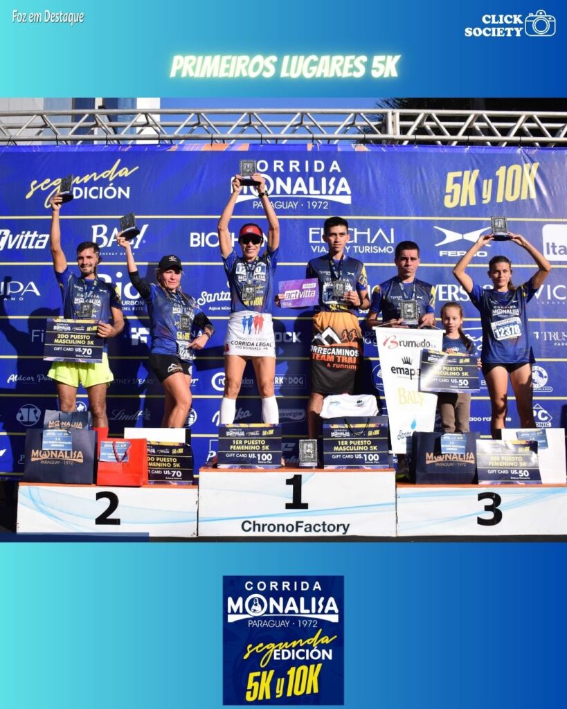 2ª CORRIDA DA MONALISA 2023 - VENCEDORES 5K