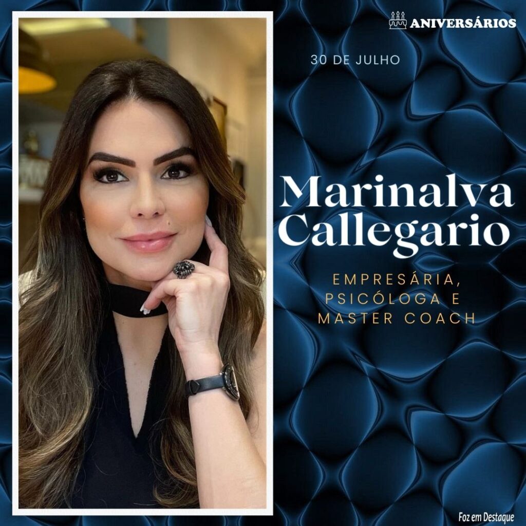 Marinalva Callegario Aniversários 30 de Julho