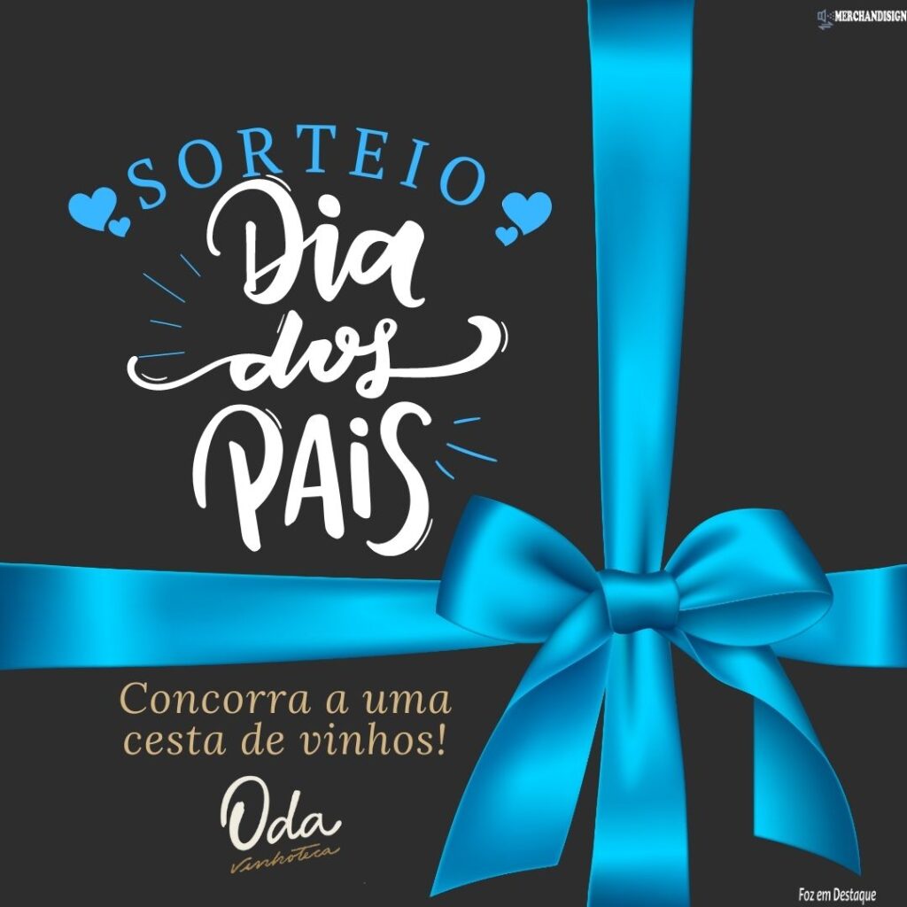 Sorteio Dia dos Pais Oda Duty Free