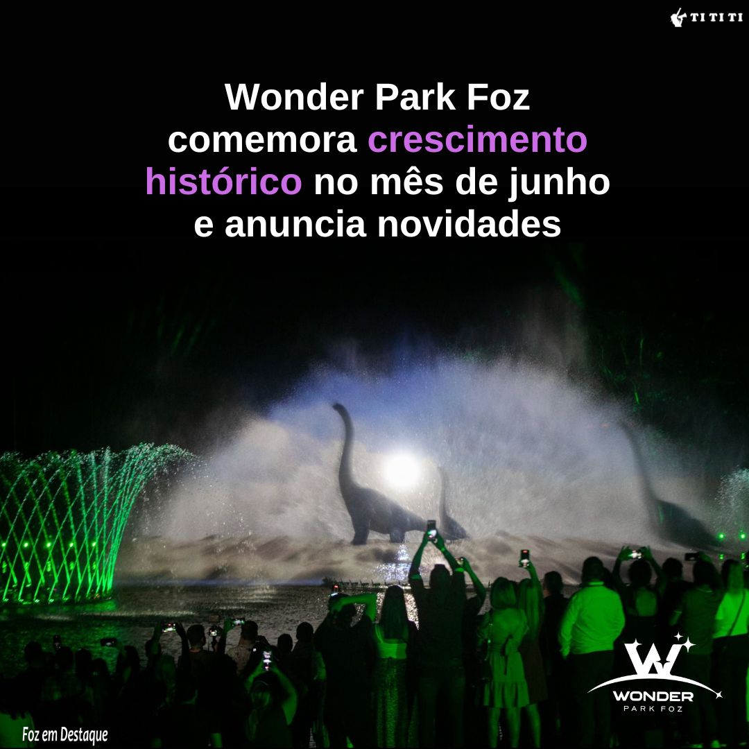 Wonder Park Foz comemora crescimento histórico no mês de junho e anuncia novidades tititi-WonderPark-1