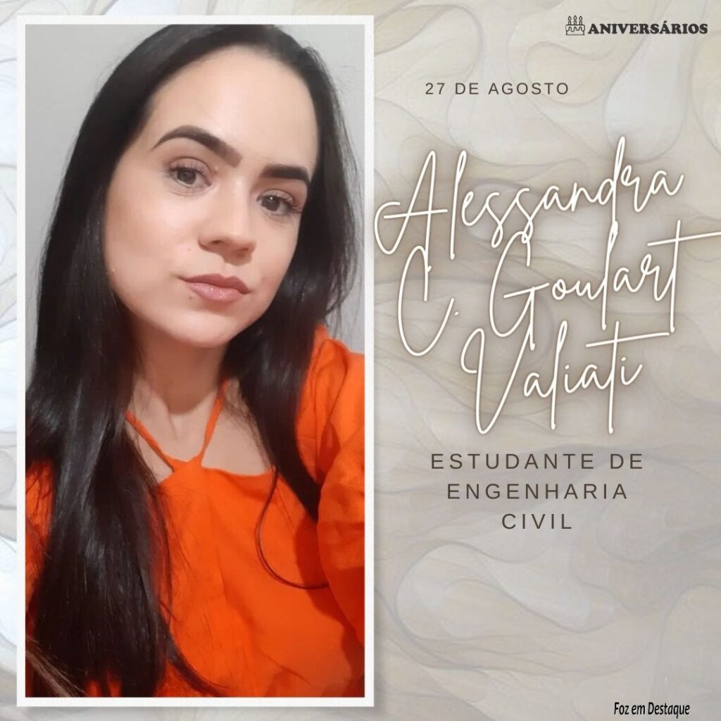 Aniversariante Alessandra C. Goulart Valiati