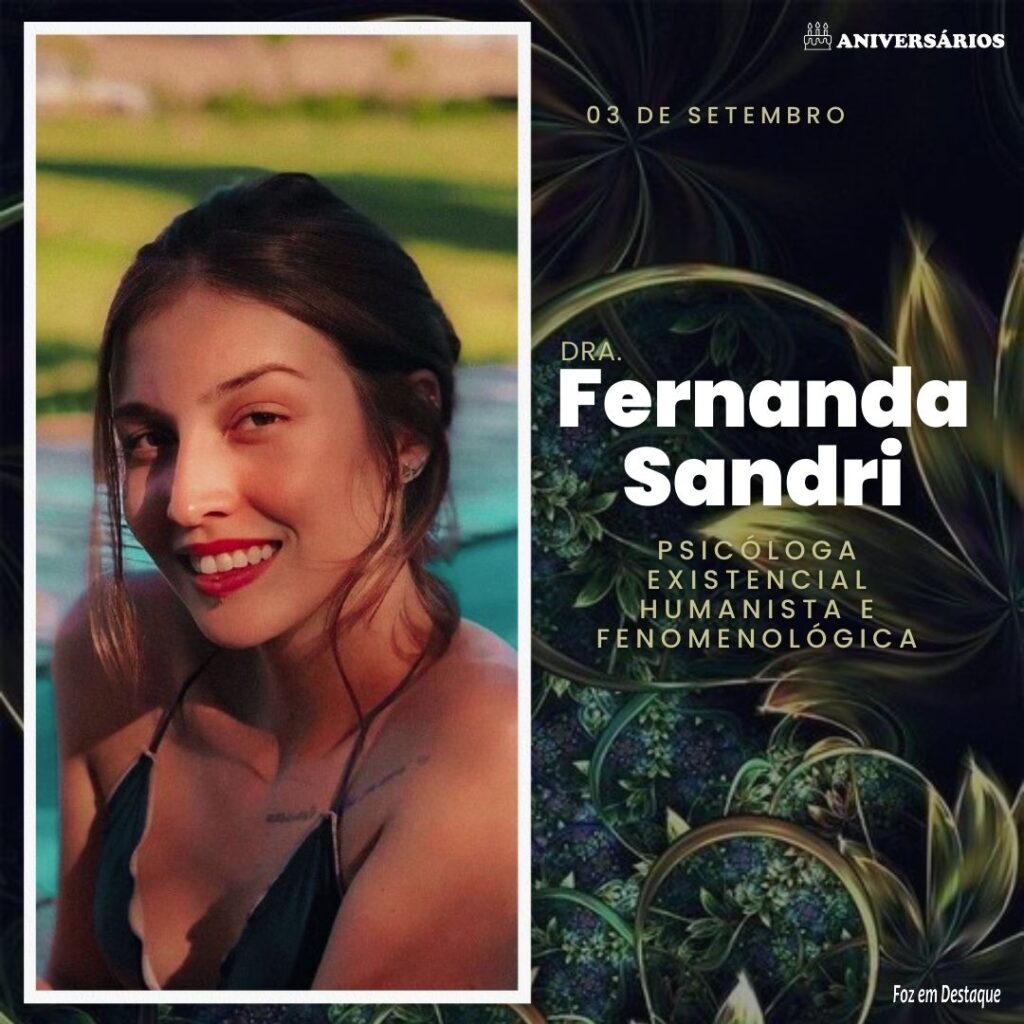Fernanda Sandri Aniversários 03 de Setembro