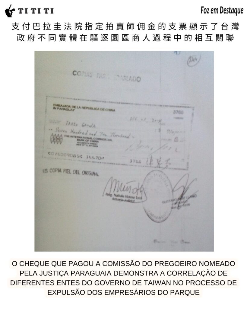 Paraguay Synthetic Corporation cheque de us 710 mil