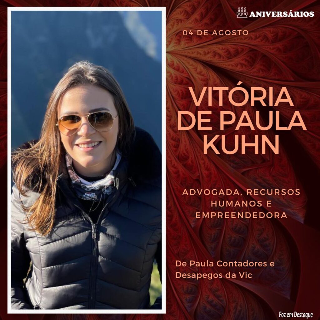Vitória De Paula Kuhn 04 de Agosto