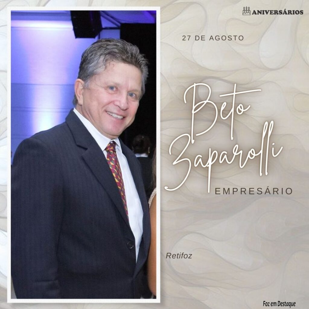 Aniversariante Beto Zaparolli da Retifoz