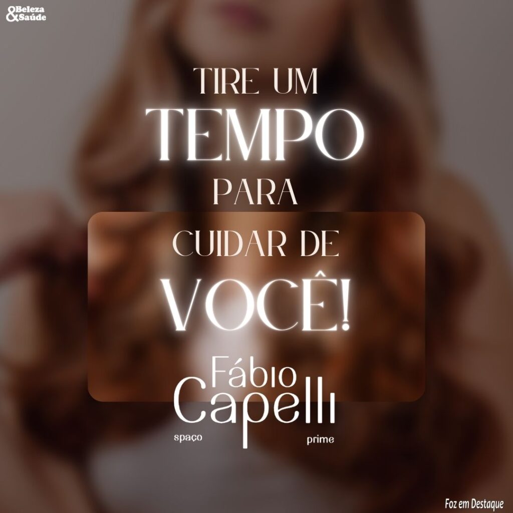 Tire um tempo no Spaço Fabio Capelli