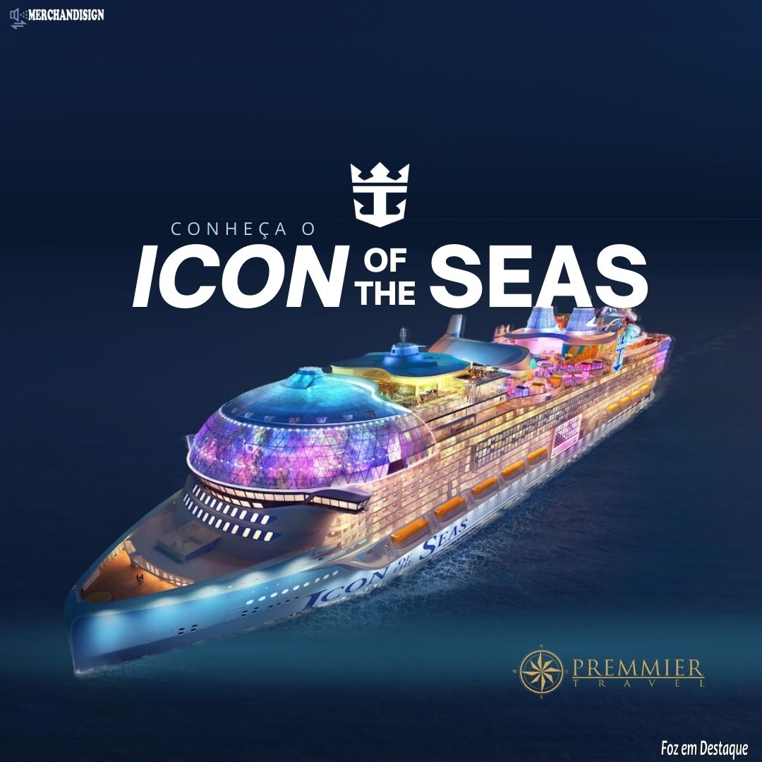Conheça o Icon of the Seas℠ com a Premmier Travel merchan-premmier