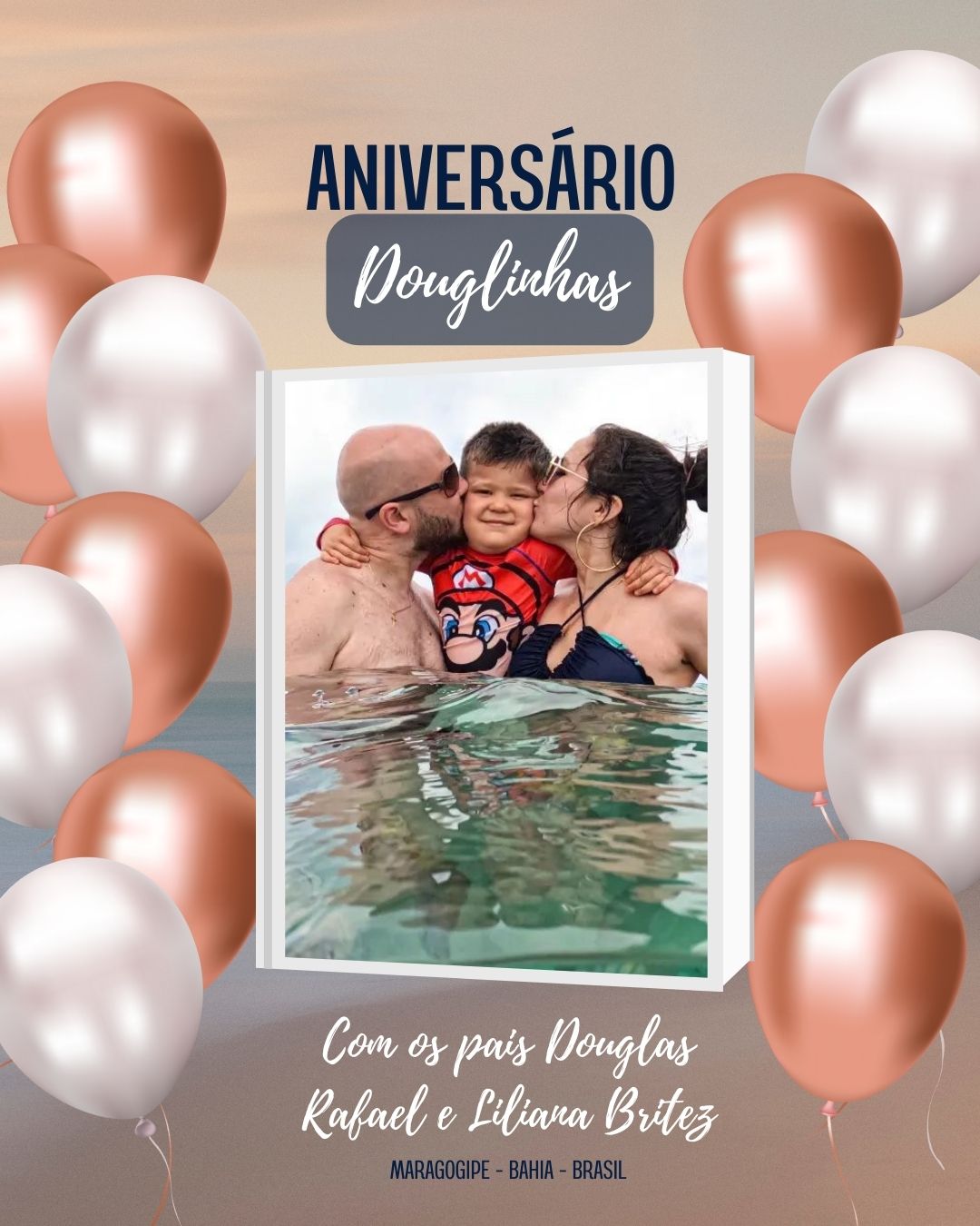 LITORAL PERNAMBUCANO É O DESTINO PARA DOUGLAS RAFAEL E LILIANA COMEMORAREM OS 4 ANOS DO FILHO DOUGLAS PORTO DE GALINHAS É O DESTINO DE DOUGLAS RAFAEL E LILIANA PARA COMEMORAREM OS 4 ANOS DO FILHO DOUGLASGAINHAS - PERNAMBUCO - BRASIL