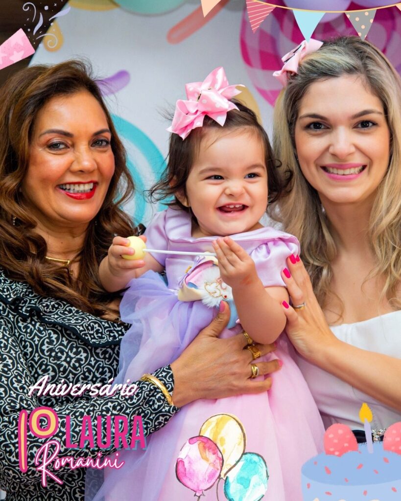 1º ANIVERSÁRIO DE LAURA ROMANINI  - MARCIA CAMILO - MARCIA KAMILO