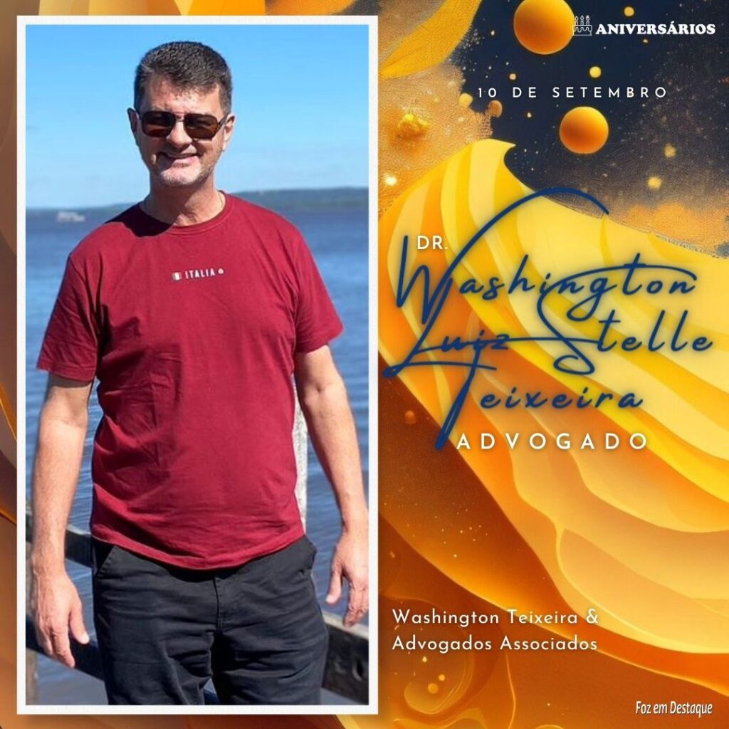 Washington Luiz Stelle Teixeira
Aniversários 10 de Setembro