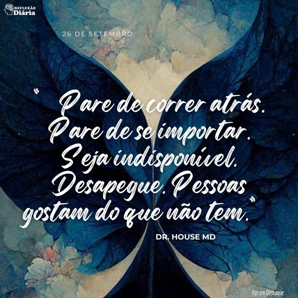 Reflexão 26 de Setembro