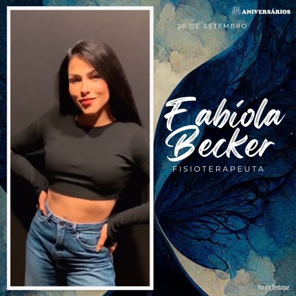 Fabíola Becker Aniversários 26 de Setembro