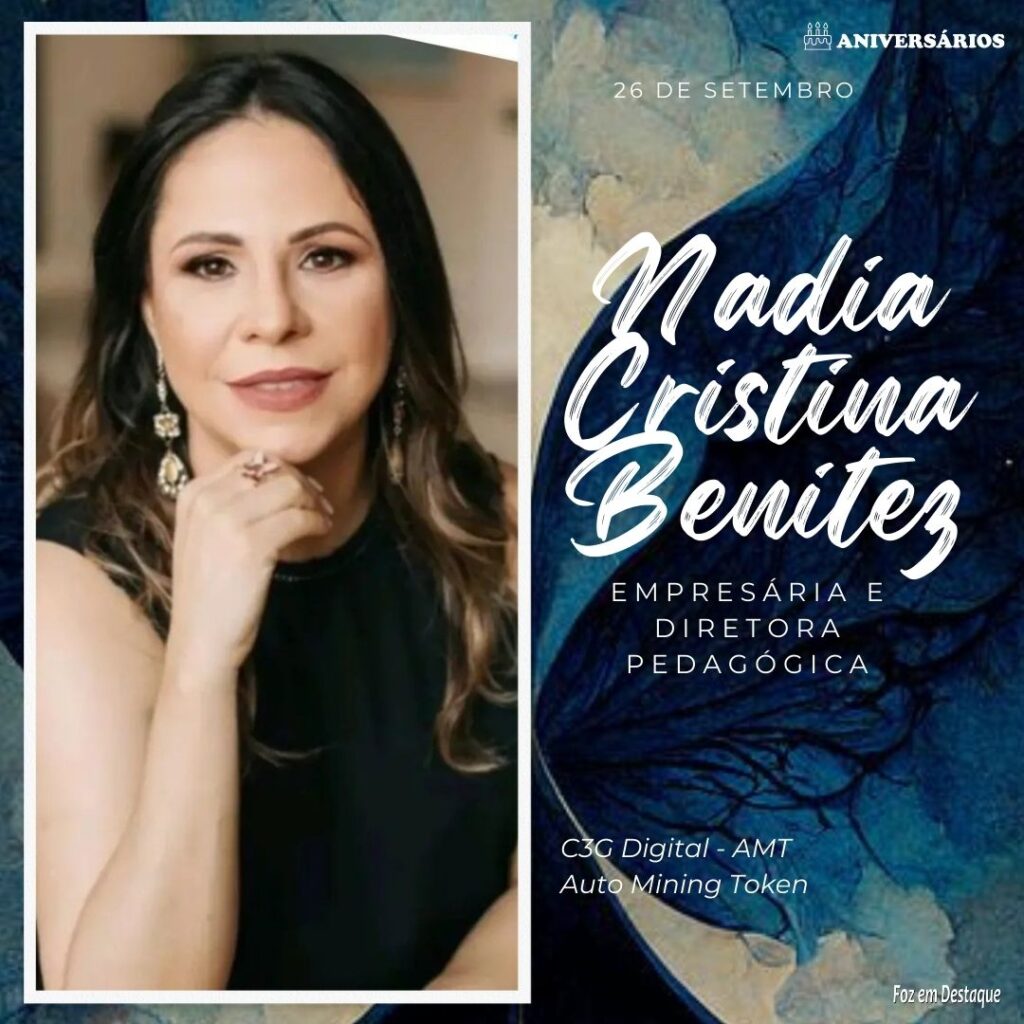 Nadia Cristina Benitez Aniversários 26 de Setembro