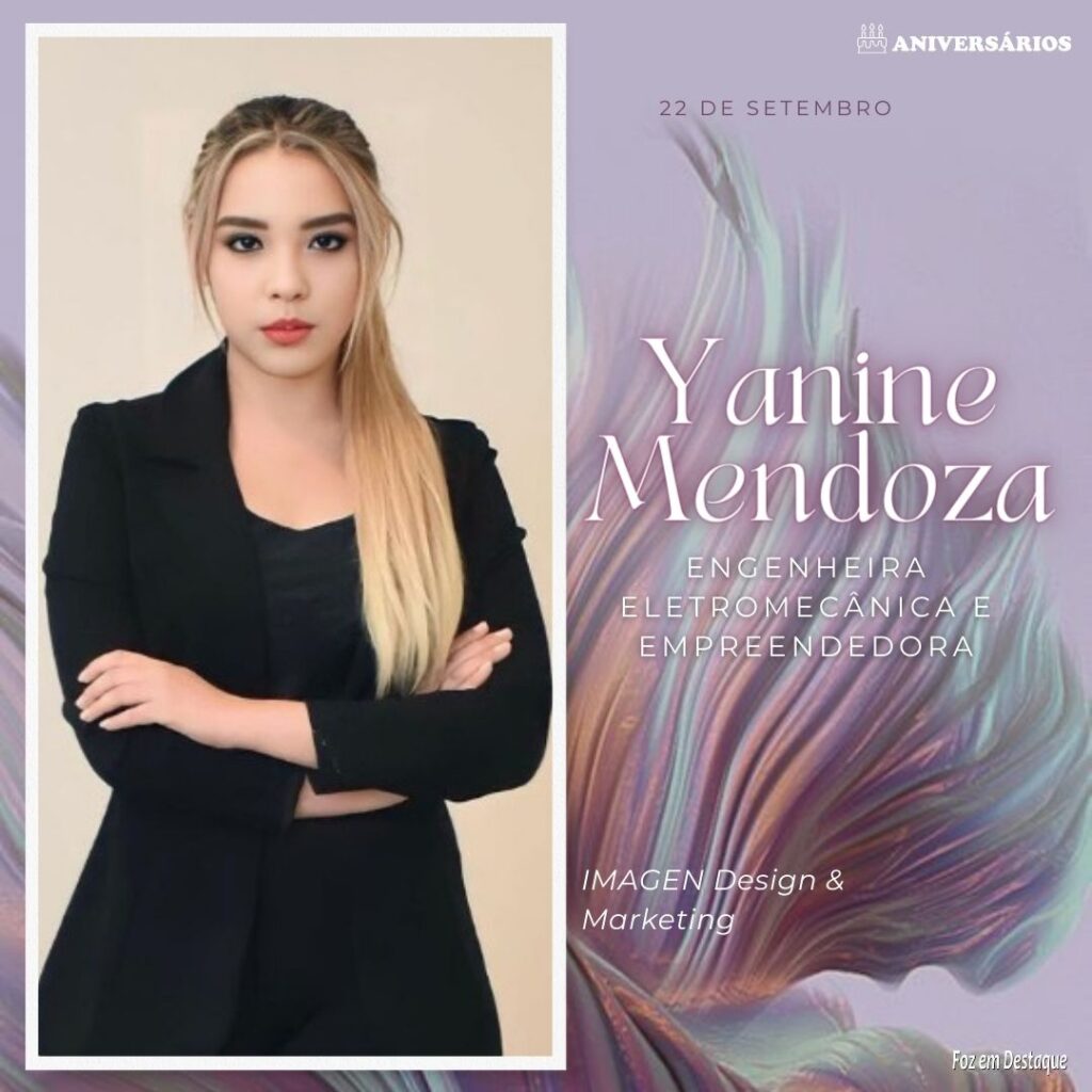 Yanine Mendoza Aniversários 22 de Setembro
